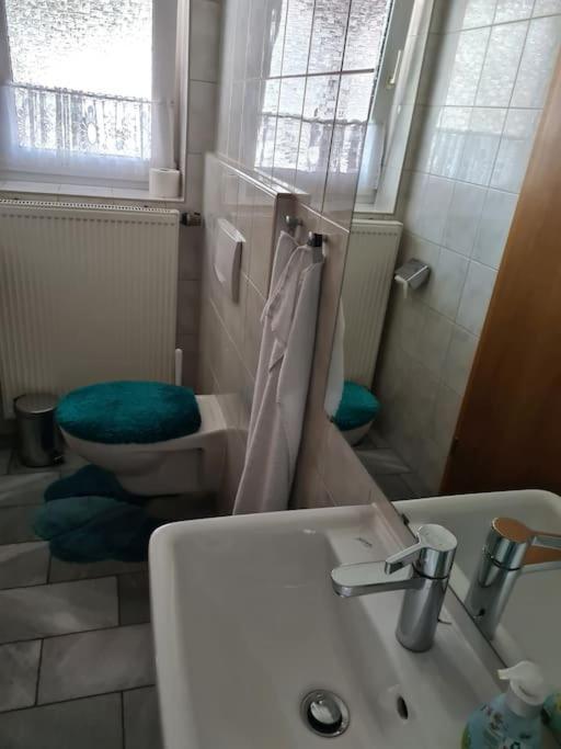 Gemuetliche Ferienwohnung Am Waldrand Elgersburg Bagian luar foto